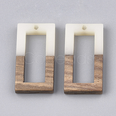 Resin & Wood Pendants X-RESI-S358-10C-1