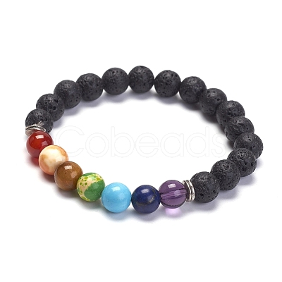 Yoga Chakra Jewelry BJEW-K142-A-1