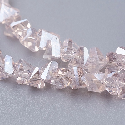 Electroplate Glass Beads Strands EGLA-J146-4mm-AB02-1