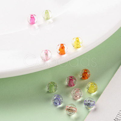 Transparent Acrylic Beads X-TACR-S154-11A-1