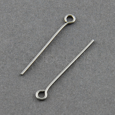 Tarnish Resistant 304 Stainless Steel Eye Pin STAS-R045-45mm-1