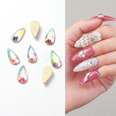 Glass Rhinestone Nail Art Decoration Accessories MRMJ-S035-04J-1