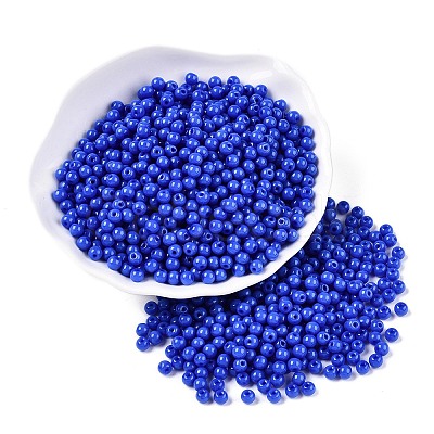 Opaque Colours Glass Seed Beads SEED-C001-02B-06-1