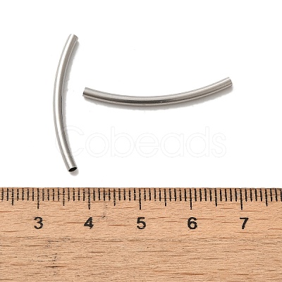 Non-Tarnish 304 Stainless Steel Tube Beads STAS-C091-02C-P-1