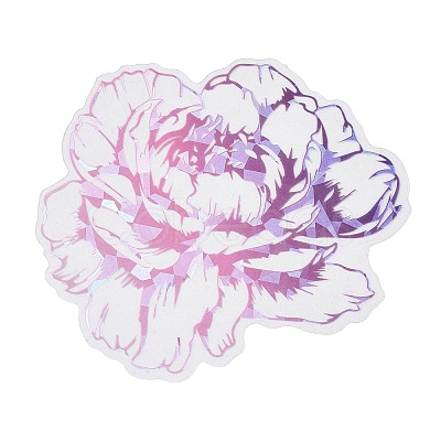 Flower Waterproof PET Stickers Set DIY-G118-01B-1