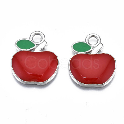 Alloy Enamel Pendants X-ENAM-N053-07-1