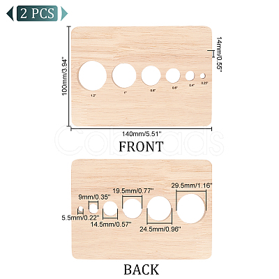 Wood Safety Eye Insertion Tool for Toy Making DIY-WH0033-26A-1