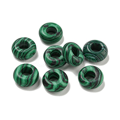 Synthetic Malachite Beads G-Q173-03A-03-1