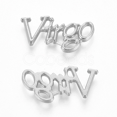 Silver Color Plated Alloy Cabochons PALLOY-WH0068-08S-I-1