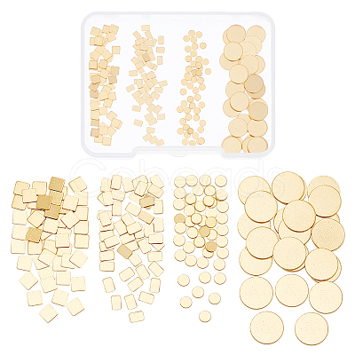 PandaHall Elite 150Pcs 3 Style Gold Plated Brass Chip Solder DIY-PH0010-47-1