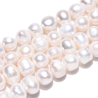 Natural Cultured Freshwater Pearl Beads Strands PEAR-N013-08G-01-1