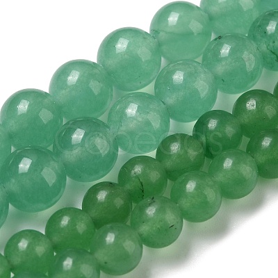 Nbeads 4Strands 2 Styles Natural White Jade Beads Strands G-NB0003-67-1