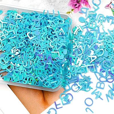 PVC Plastic Sequins MRMJ-WH0068-72D-1