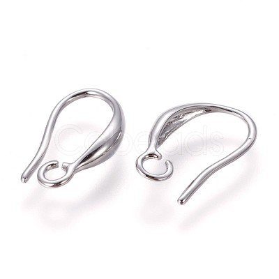 Brass Earring Hooks KK-L177-29-1