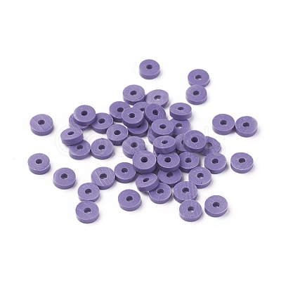 Handmade Polymer Clay Beads CLAY-R067-4.0mm-03-1