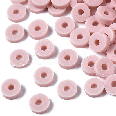 Handmade Polymer Clay Beads CLAY-R067-4.0mm-B26-1