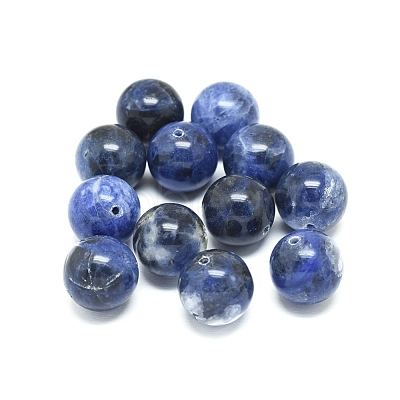 Natural Sodalite Beads G-F222-39A-14mm-1