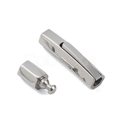 Non-Tarnish 316 Stainless Steel Bayonet Clasps STAS-K282-07D-P-1