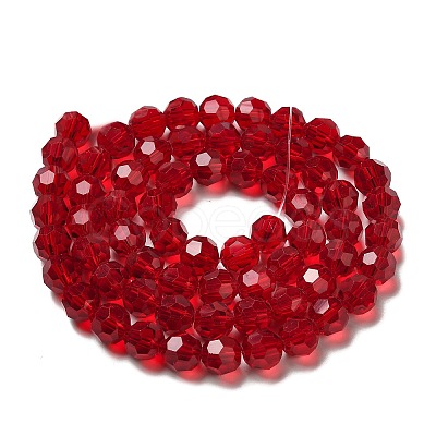 Transparent Glass Beads EGLA-A035-T8mm-D02-1