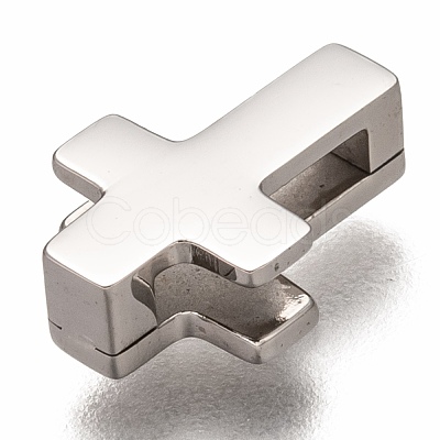 Non-Tarnish 304 Stainless Steel Slide Charms STAS-P270-08P-1