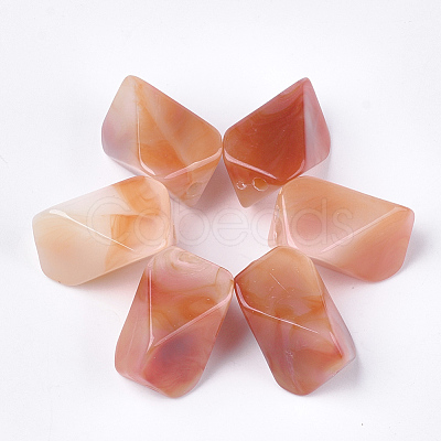 Acrylic Beads OACR-S029-049C-1