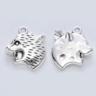 Tibetan Style Alloy Pendants TIBE-R316-048AS-RS-1