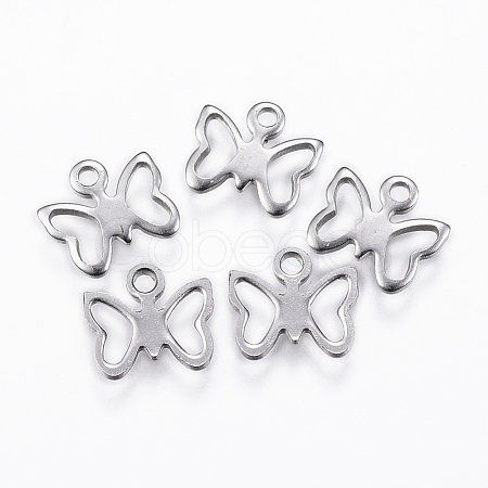 201 Stainless Steel Charms X-STAS-K154-25P-1