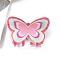 Butterfly PVC Claw Hair Clips, Hair Accessories for Women & Girls, Camel, 68x46x55mm