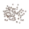 Rack Plating Brass Spacer Beads, Long-Lasting Plated, Lead Free & Cadmium Free, Round, Platinum, 2x1.7mm, Hole: 1mm