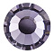 Preciosa&reg MAXIMA Crystal No Hotfix Flatback Stones, Czech Crystal, Dura Foiling, Round(438 11 615 Chaton Rose), 20030 Smoked Amethyst, SS12(3~3.2mm)