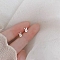 Alloy Earrings for Women, with 925 Sterling Silver Pin, Rabbit, 10mm