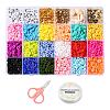 2933Pcs Polymer Clay & Natural Cowrie Shell & Plastic & Acrylic Beads DIY-YW0002-84-1