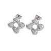 304 Stainless Steel Stud Earrings for Women EJEW-D095-14P-1