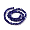 Electroplate Opaque Solid Color Glass Beads Strands EGLA-A034-P10mm-L12-2