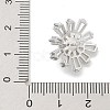 Rack Plating Brass Micro Pave Clear Cubic Zirconia Buttons KK-K293-01B-P-3