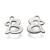 304 Stainless Steel Charms X-STAS-L232-117B-P-2