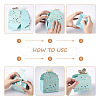 Fashewelry 40 Pcs 4 Colors Butterfly & Hollow out Flowers Pattern Paper Fold Candy Boxes CON-FW0001-04-4