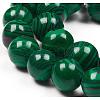 Synthetic Malachite Beads Strands X-G-G832-01-14mm-3