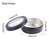BENECREAT Round Aluminium Tin Cans CON-BC0005-14B-2