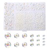 5 Style Transparent Acrylic Beads TACR-YW0001-72-1