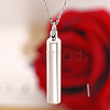 Stainless Steel Column Pendant Necklaces UG4628-1-3