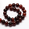 Dyed Natural Agate Round Beads Strands X-G-E321B-12mm-02-2