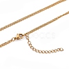 304 Stainless Steel Double Layer Necklaces NJEW-F280-13-4
