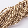 Glass Pearl Beads Strands X-HY-3D-B48-3