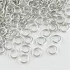 Aluminum Wire Open Jump Rings ALUM-R005-1.0x8-01-1
