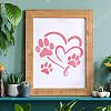 Plastic Reusable Drawing Painting Stencils Templates DIY-WH0172-142-5