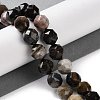 Natural Petrified Wood Beads Strands G-NH0021-A12-02-2