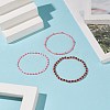 3Pcs 3 Style Natural Jade & Glass Seed Beaded Stretch Bracelets Set for Women  BJEW-JB09171-02-2