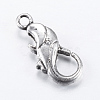 (Holiday Stock-Up Sale)Tibetan Style Alloy Lobster Claw Clasps TIBE-T002-19AS-RS-2