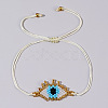 Vintage Ethnic Style Beaded Eyelash Eye Bracelet for Women's Bestie Gift XM9933-3-1